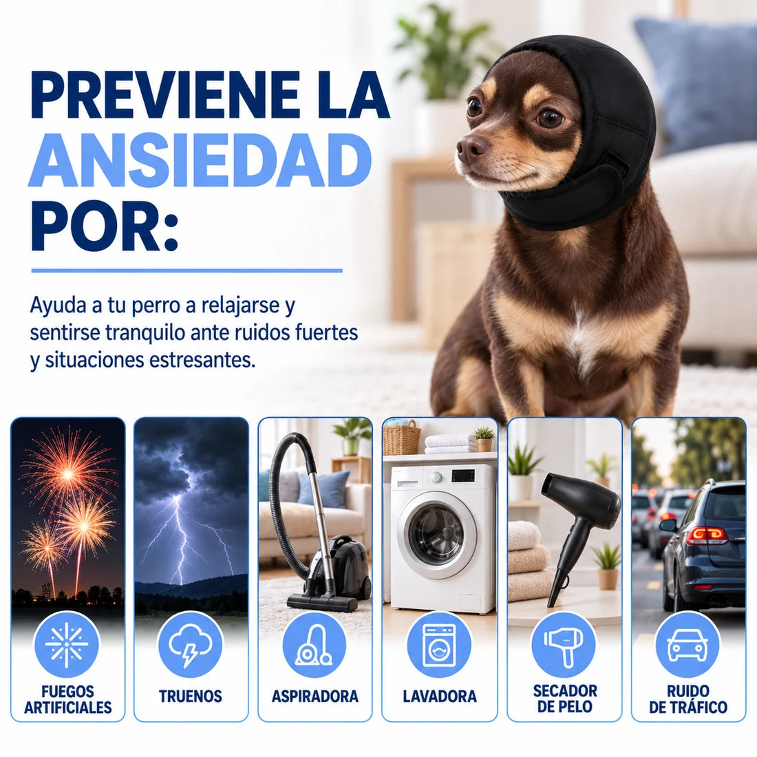 Orejeras Antirruido NovaCalm™ para Perros